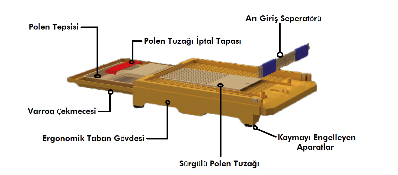 Apimaye E Tipi Kovan Tabanı (44×52)