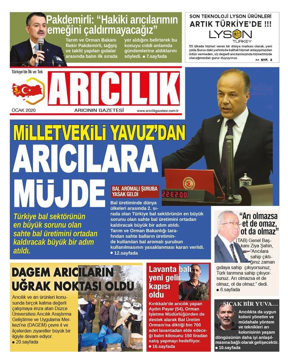 Arıcılık Gazetesi (ücretsiz)