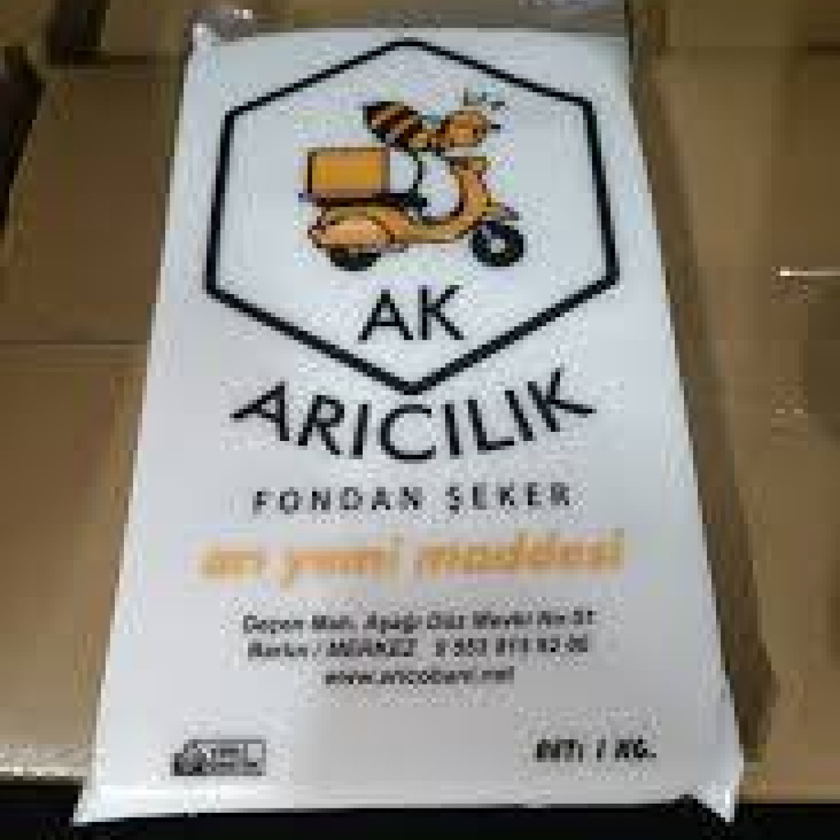 Fondan Şeker (20 kg. koli) Ak Arıcılık